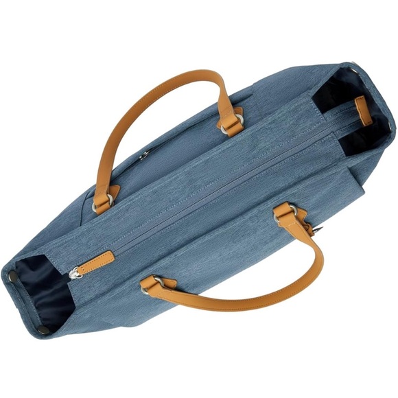 Nobadee Blue and Tan Travel Bag - Picture 2 of 6